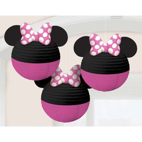 Minnie Mouse Paper Lanterns - Click Image to Close